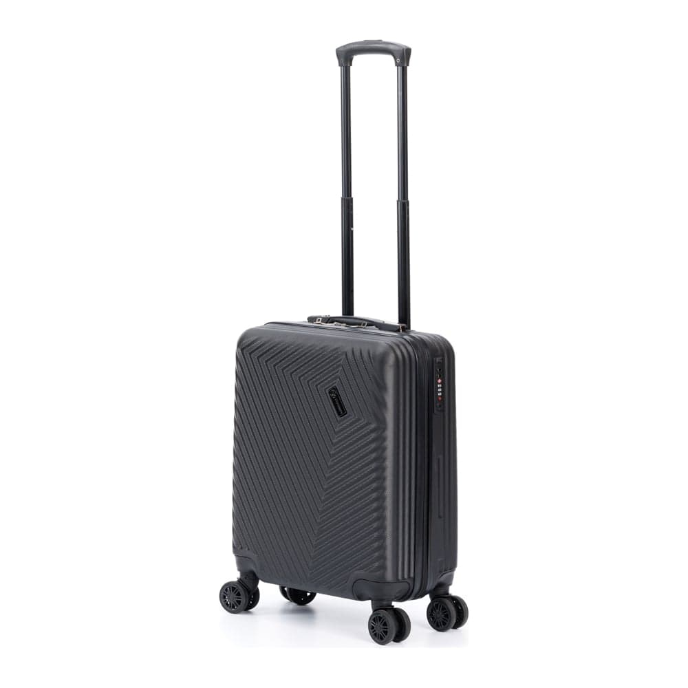 Чемодан Torber Lama, черный, ABS-пластик, 38x21x55 см, 37 л T1919S-Black