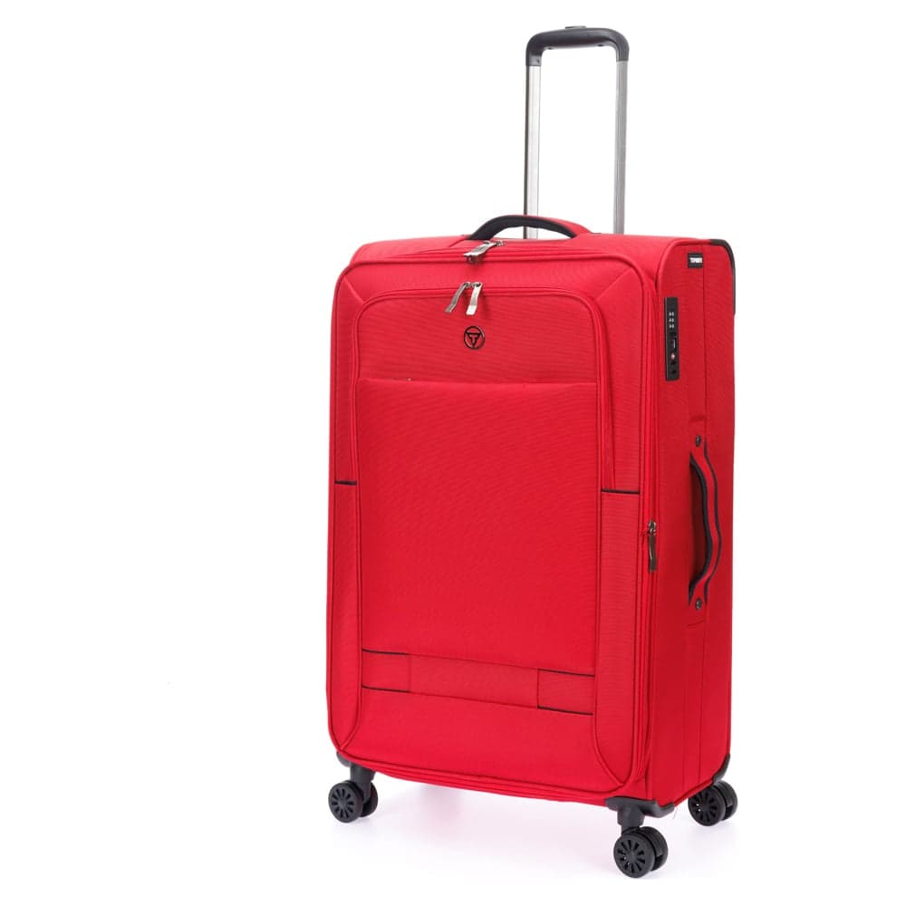 Чемодан Torber Brosno, красный, нейлон 600D, 48x30x78 см, 85 л T1901L-Red