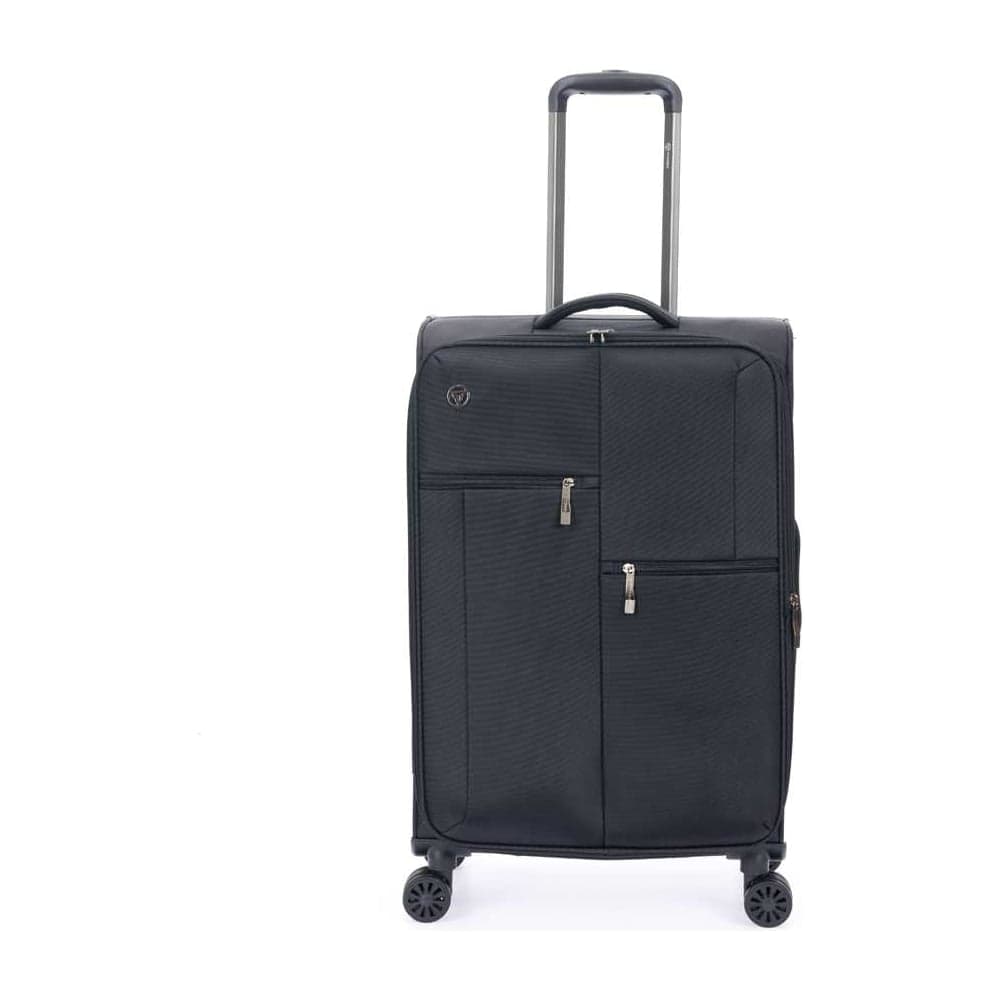 Чемодан Torber Seyd, черный, нейлон 600D, 48x26.5x78 см, 85 л T2021L-Black