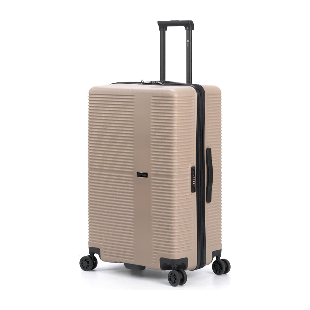 Чемодан Torber Elton, песочный, ABS-пластик, 47x29x78 см, 96 л T2056L-Sand