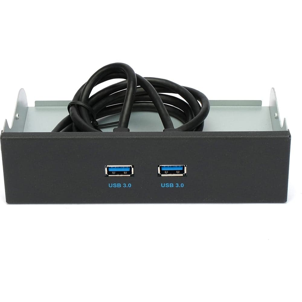 Планка usb 3.0 Gembird на переднюю панель 5.25", 2xusb-a 3.0, FP5.25-USB3-2A