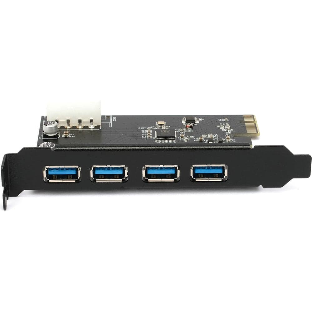 Контроллер Gembird usb 3.0 в разъем pci-e, 4xusb-a, SPCR-04