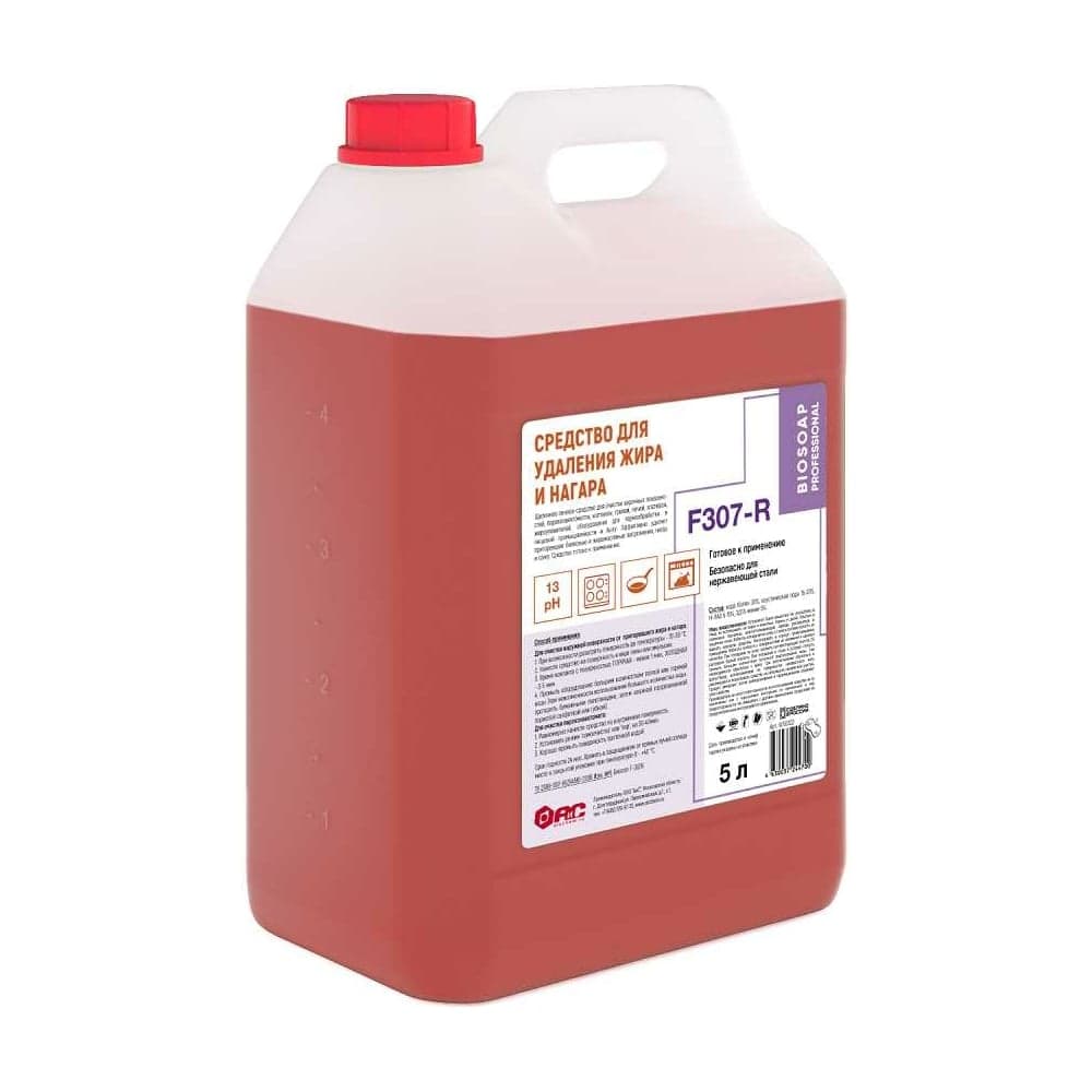 Средство для удаления жира и нагара АиС BIOSOAP Proffecional F307-R 5 л 9050322