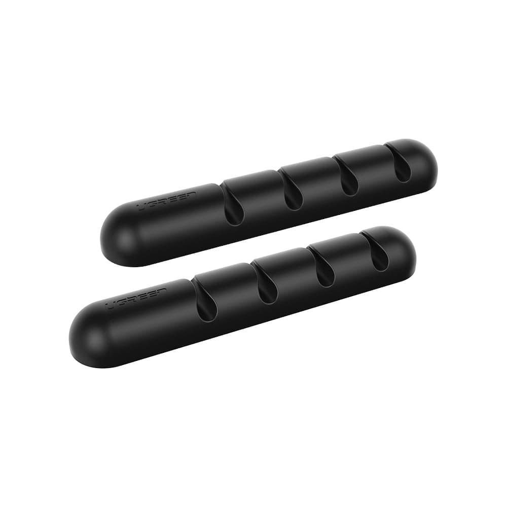 Органайзер для кабелей Ugreen lp114 cable organizer 4 слота 2 шт в упаковке. цвет: черный _ 30762