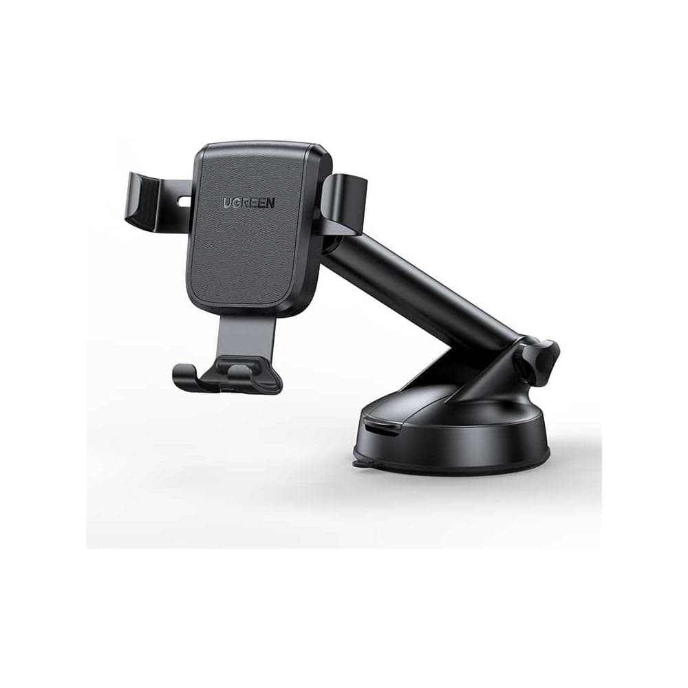 Держатель для телефона Ugreen lp200 gravity phone holder with suction cup с присоской. цвет: черный 60990B