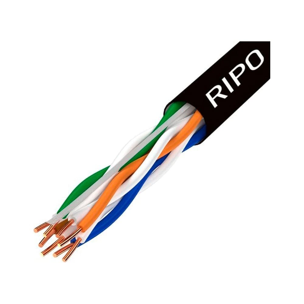Витая пара Ripo utp4 cat5e 24awg cca pe (outdoor) (25m) 001-112003-25