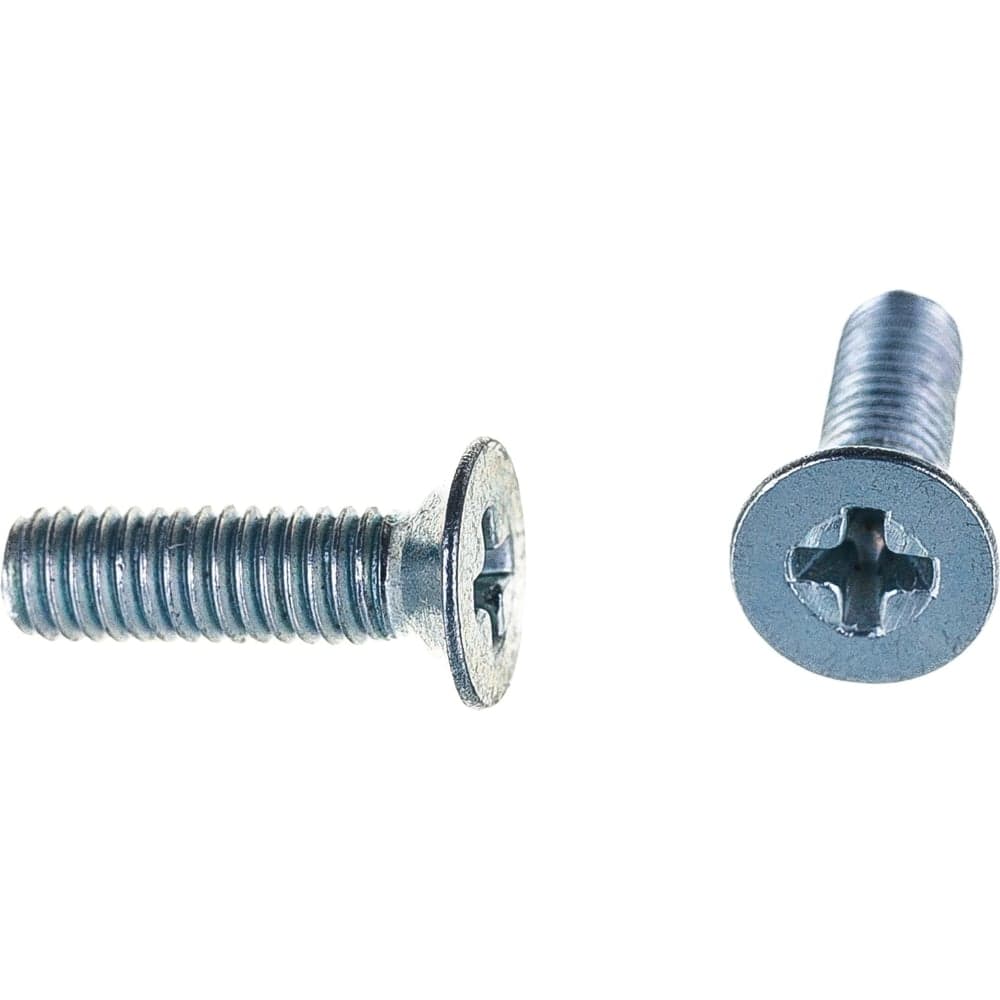 Винт Zitar DIN965 с потайной головкой оцинкованный М3x10, 30 шт. (пакет) 126584