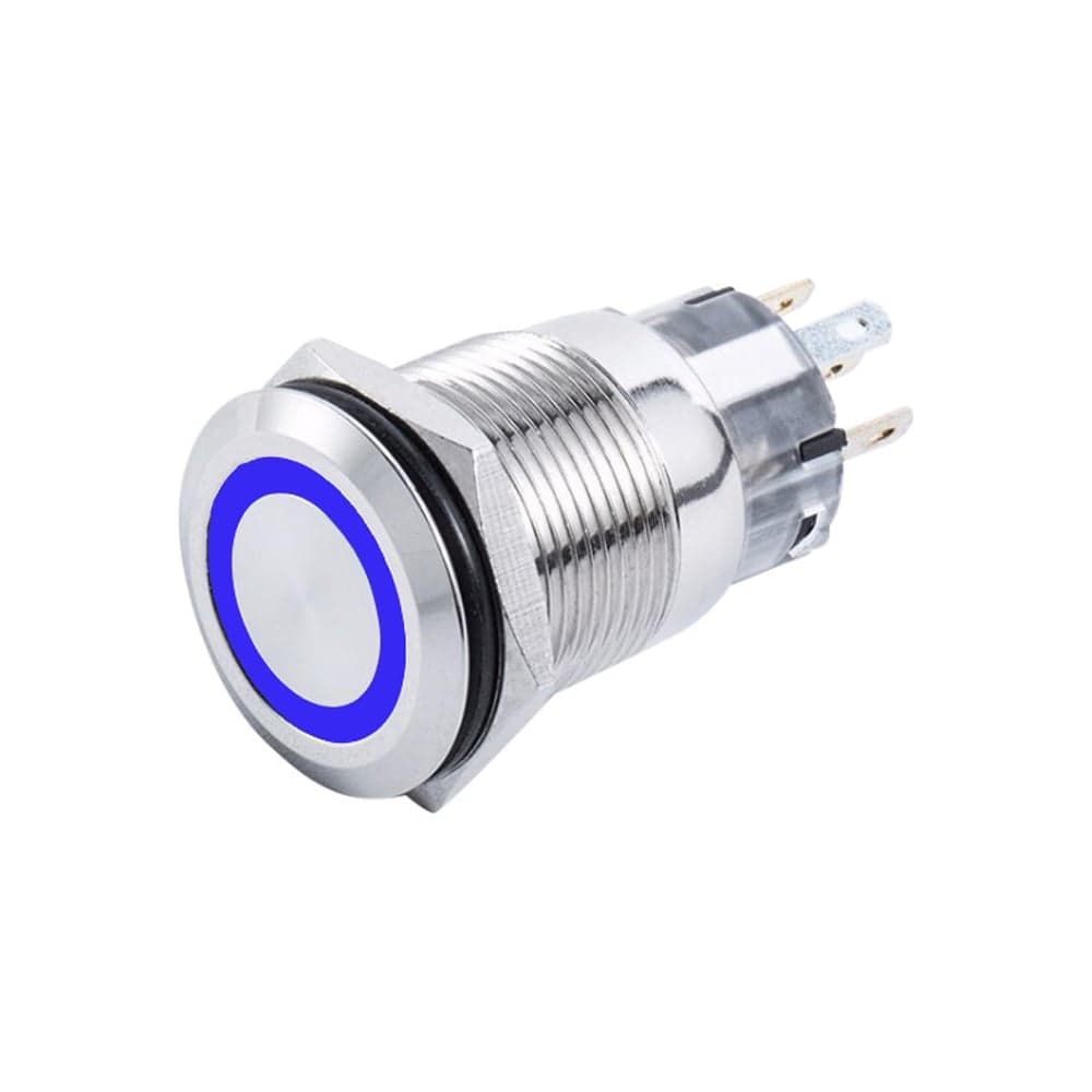 Кнопочный переключатель Skipper ON-OFF 12В/5А SK-DSS-19-SR-BL