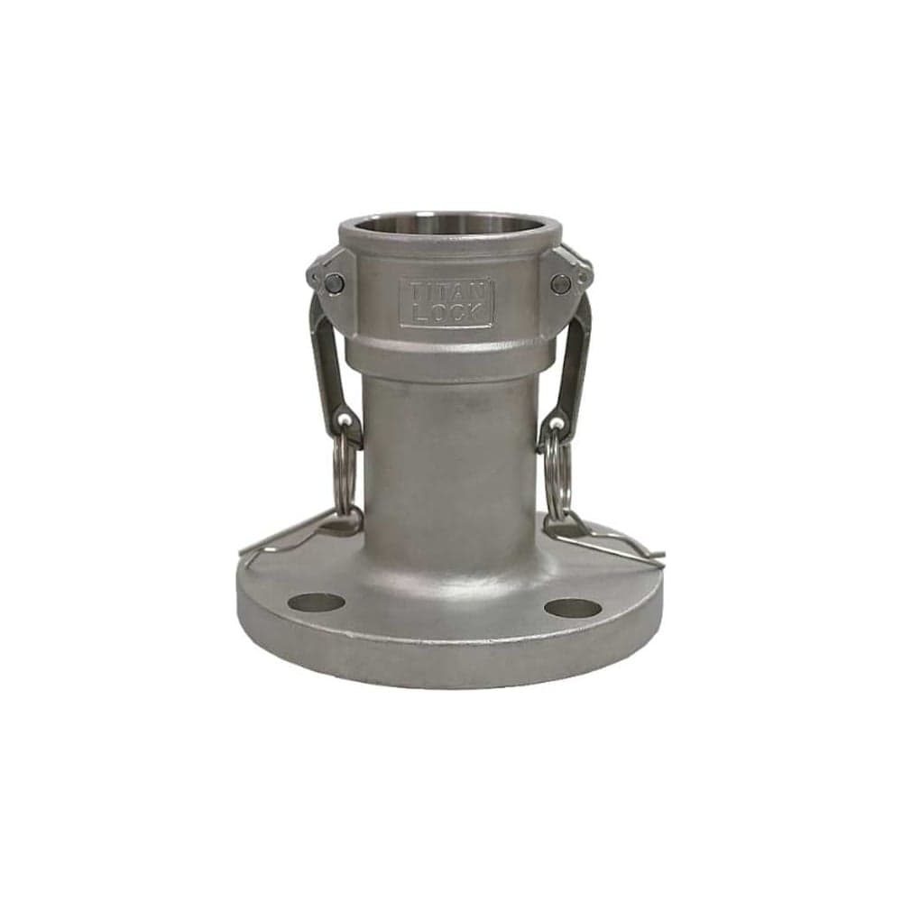 Нержавеющий камлок TITAN LOCK тип FC, розетка с фланцем 6", AISI316 TL600FCSS