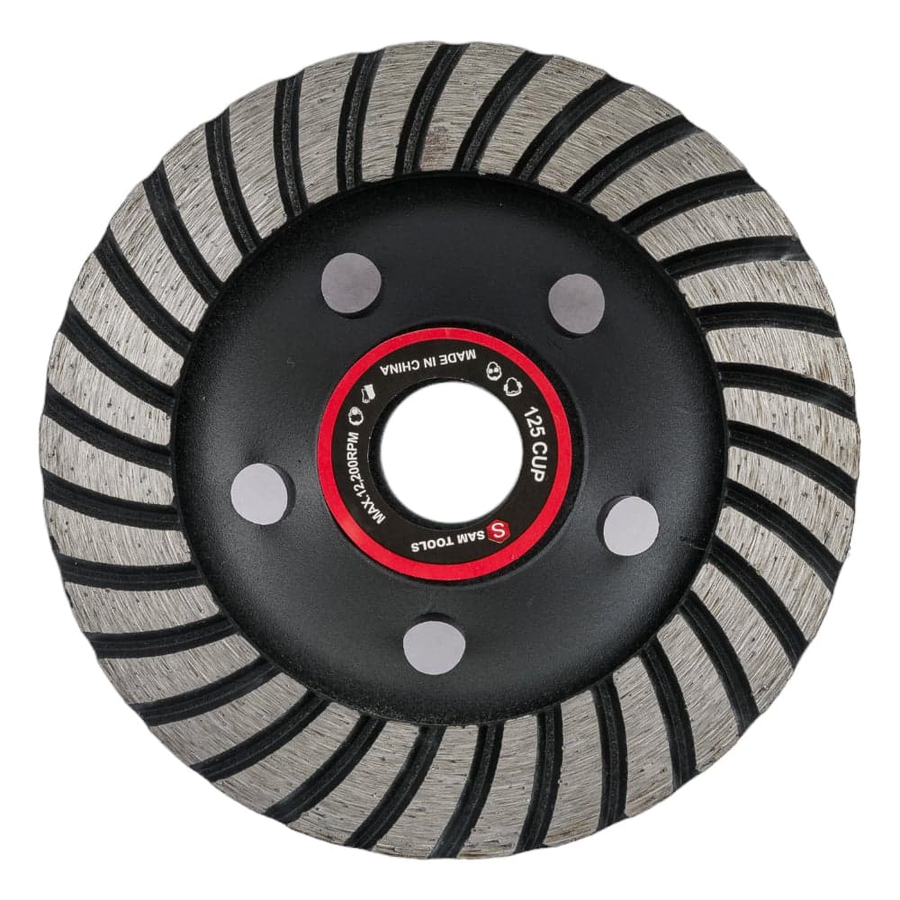 Чашка алмазная однорядная SAMGRUPP 125 мм turbo  SAMC-086030125