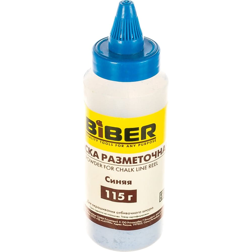 Краска (разметочная, порошковая, синяя) Biber 43202 тов-048259