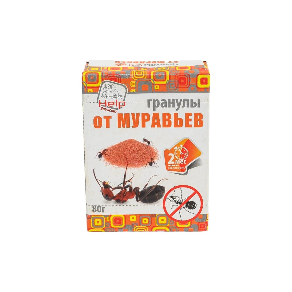 Гранулы от МУРАВЬЁВ в коробке, 80 г HELP 80277
