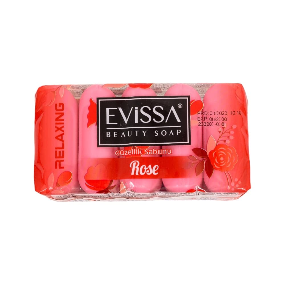 Туалетное мыло EVISSА ecopack 5x55 гр., роза М2762