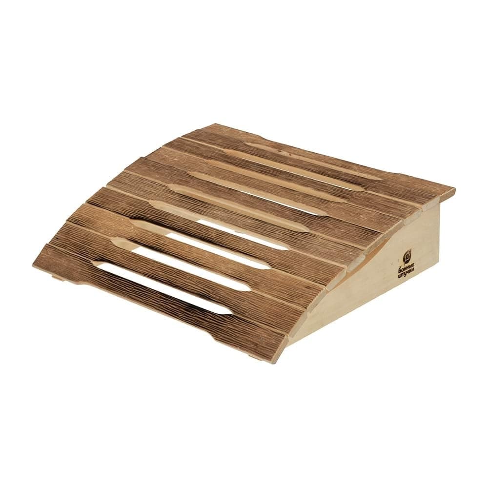 Мягкий подголовник Банные штучки 35x32x9.5 см, обожжённая липа 33576