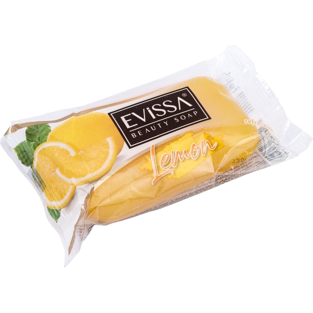 Глицериновое мыло EVISSА прозрачное, флоупак, 75 гр., Лимон М4476