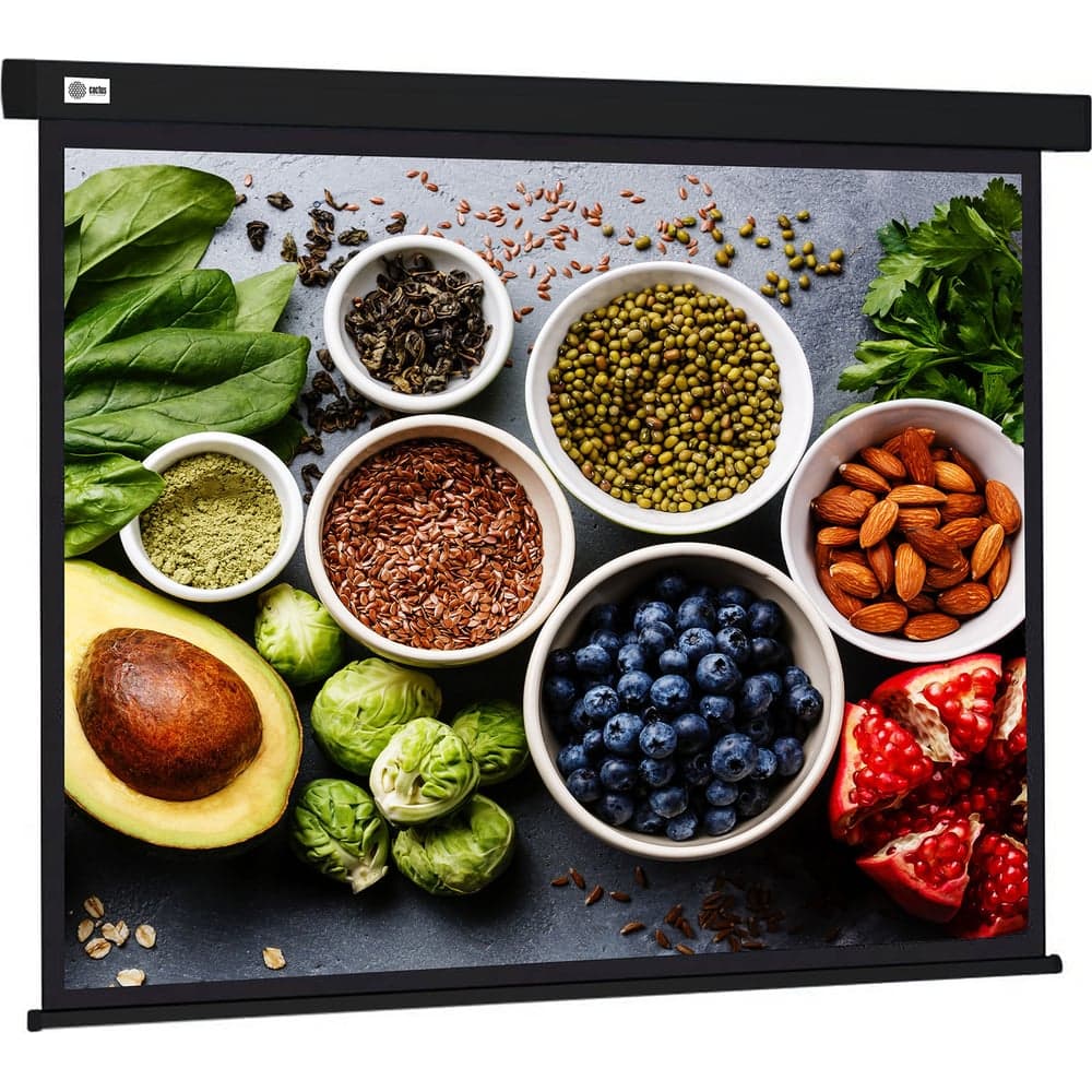 Настенно-потолочный рулонный экран CACTUS 187x332 см Wallscreen CS-PSW-187x332-BK 16:9 черный 1678334