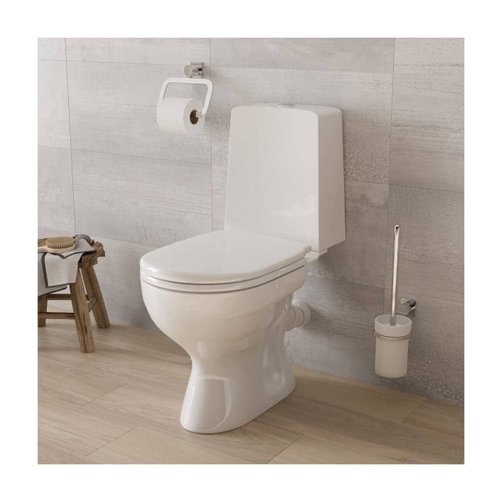 Унитаз-компакт Gesso Премиум 2 HOME De Luxe с 2-х уровневой арматурой, сиденьем микролифт (100% комплектация) 9014521