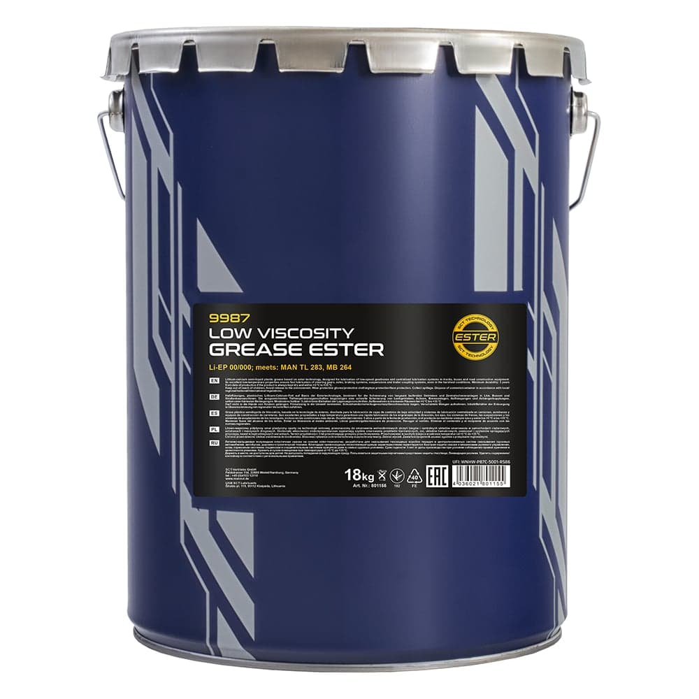 Противозадирная смазка MANNOL Li-EP 00/000 Low Viscosity Grease 18 кг 2042
