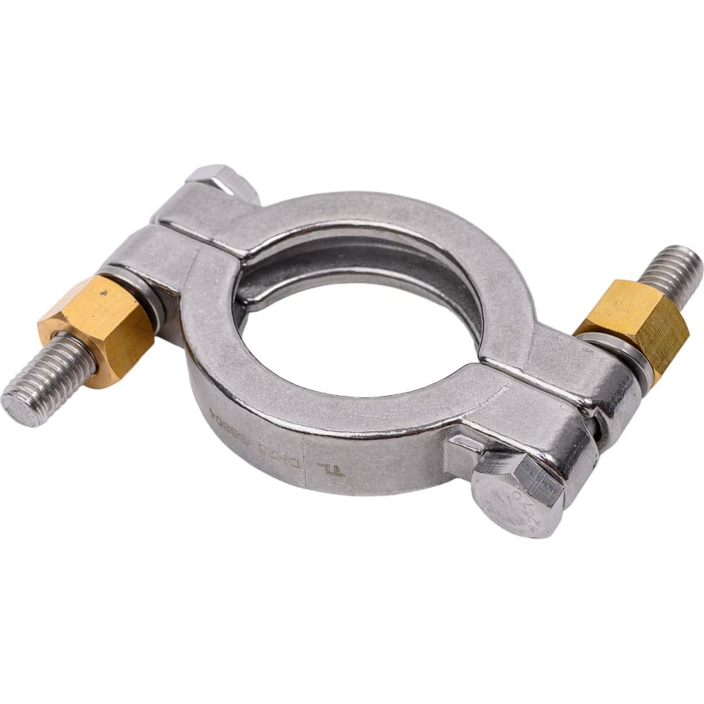 Хомут CLAMP TITAN LOCK двухболтовый, усиленный, DN25, нерж. 304, DIN TL25CLCR