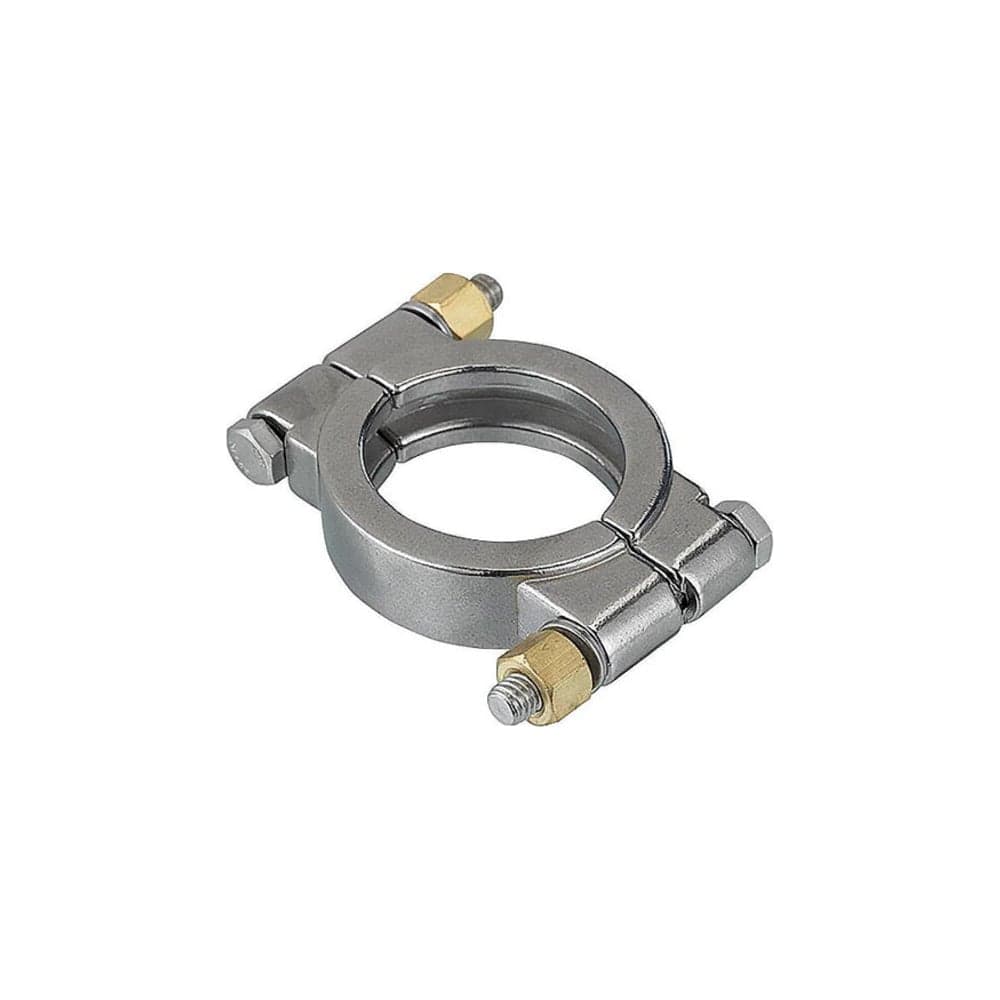 Хомут CLAMP TITAN LOCK двухболтовый, усиленный, DN10, нерж. 304, DIN TL10CLCR