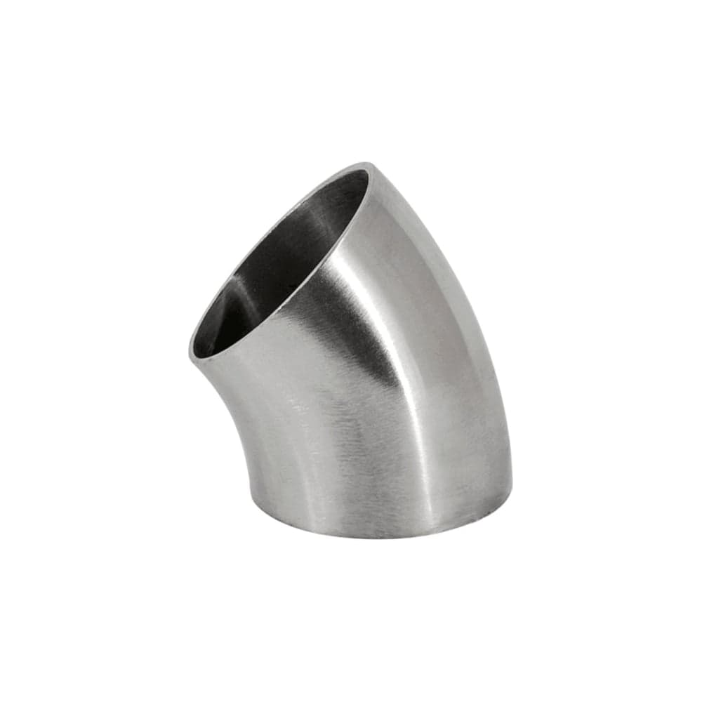 Отвод под сварку TITAN LOCK 45 градусов, DN 50, нерж. сталь 316 TLWB50/45SS