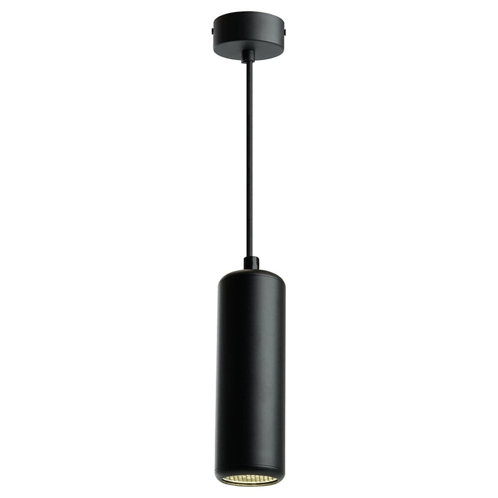 Потолочный светильник FERON ML1841 Barrel ECHO levitation MR16 35W, 230V, GU10, чёрный, с антибликовой сеточкой, на подвесе 1,7 м 48394