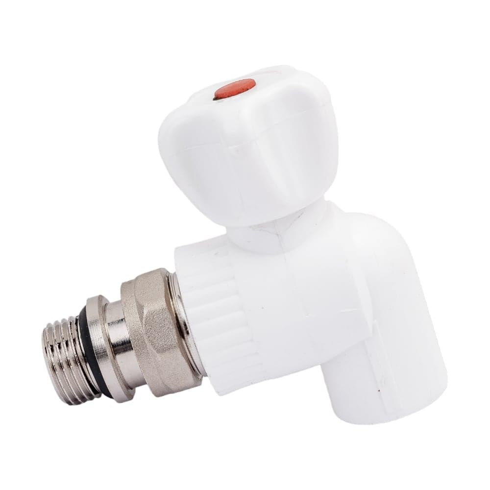Кран для радиатора Rvc ППРС угловой 20x1/2 наружная резьба light 08465