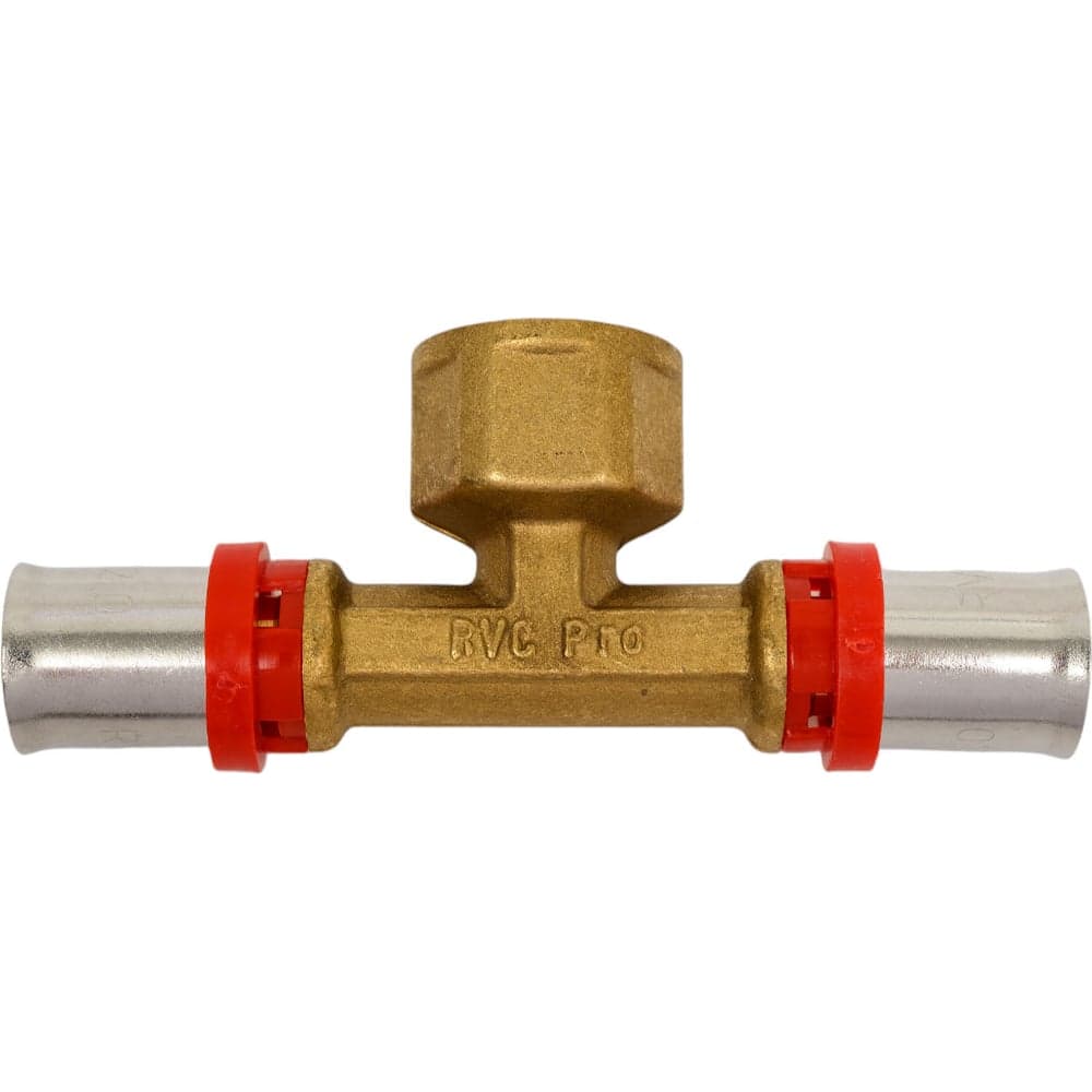 Тройник Rvc пресс 16x1/2г х 16 02684