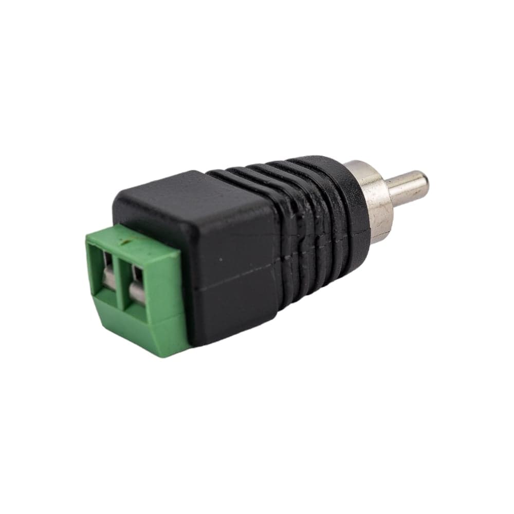 Разъем штекер RCA с клеммной колодкой REXANT блистер 50шт 14-0413