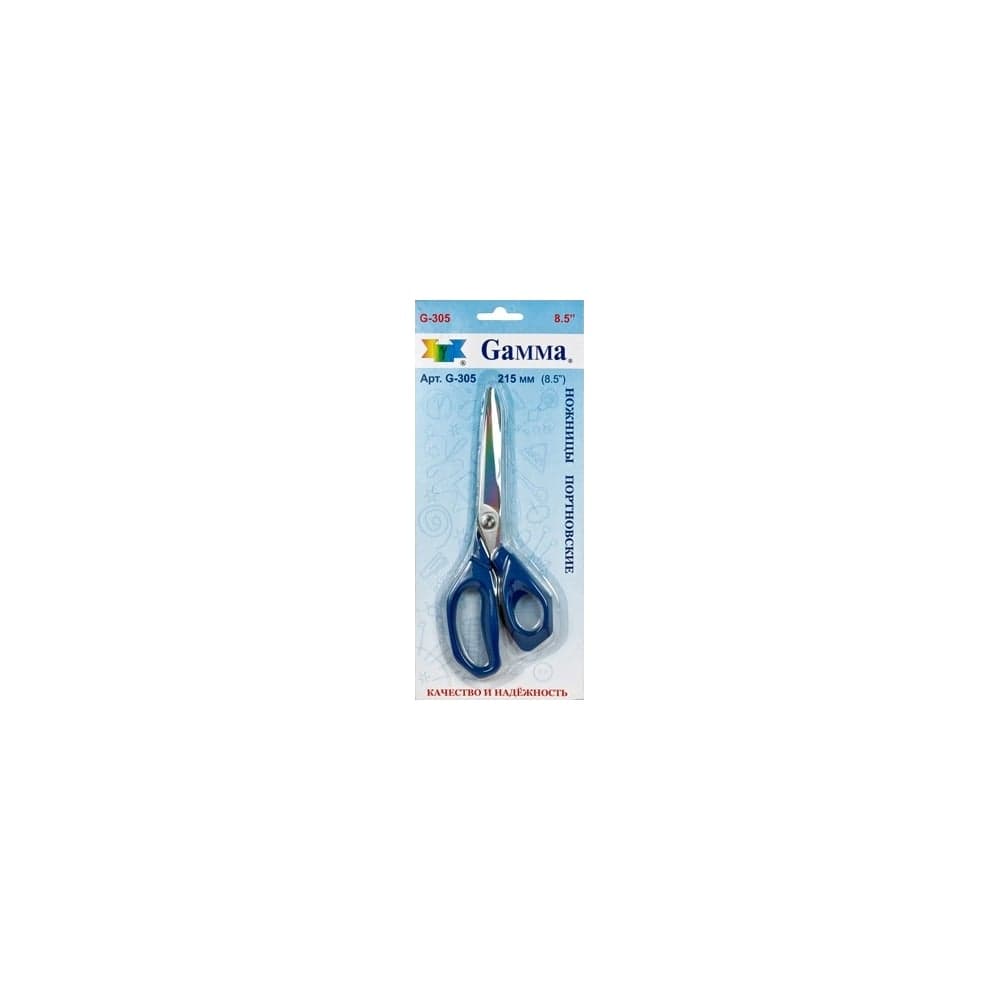 Портновские ножницы Gamma G-305 в блистере, 215 мм 12822 681159