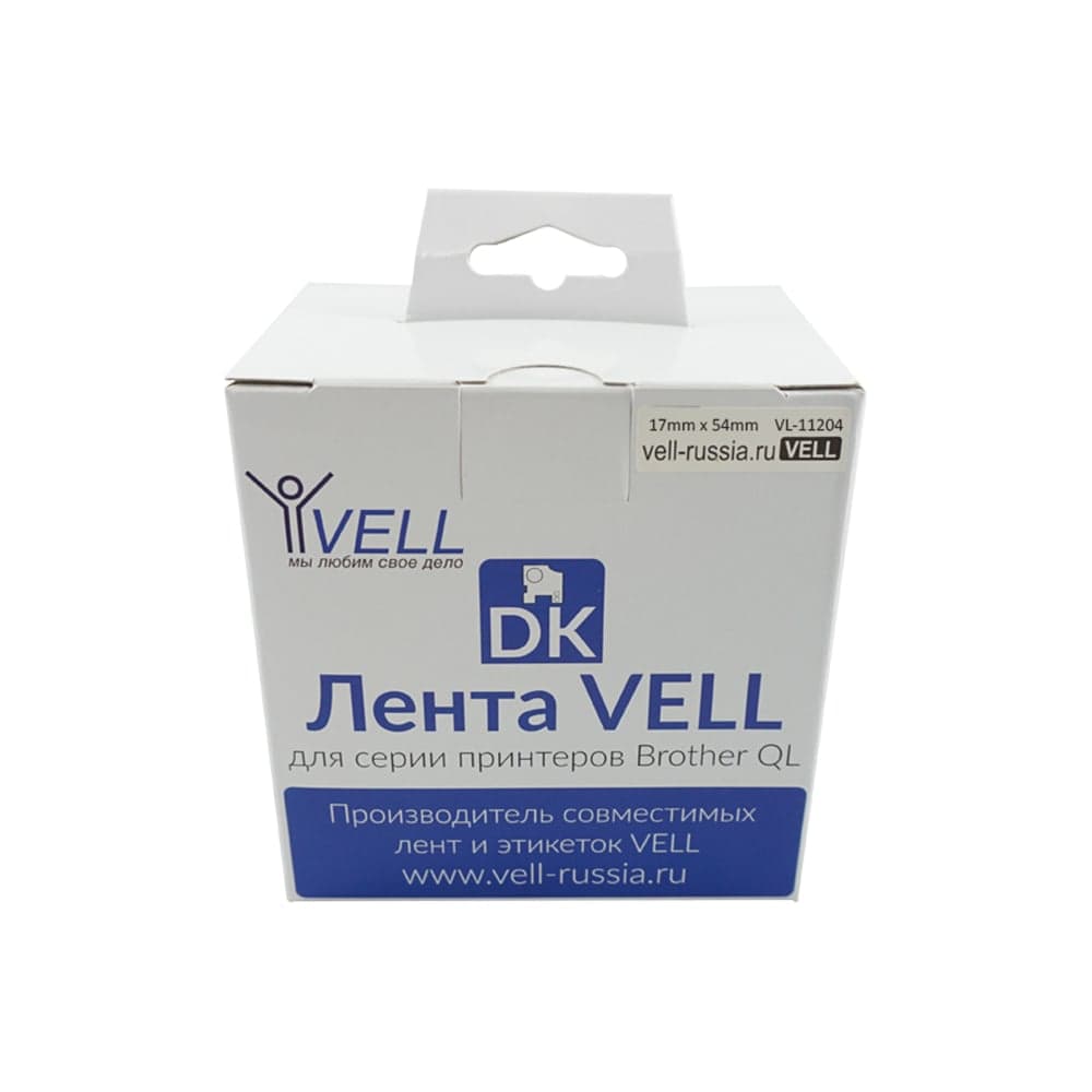 Лента Vell VL-B-DK 11204 (Brother DK11204) для QL570/710W/720NW/800/810W/820NW 320162
