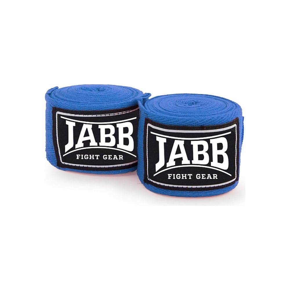 Боксерские бинты Jabb je-3030 синий, 3.5м 4690222121292