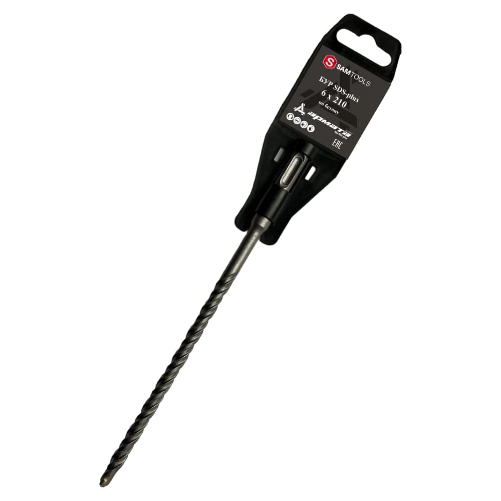 Бур по бетону SAMGRUPP SDS-plus 6x210 АРМАТА SAMC-008106210