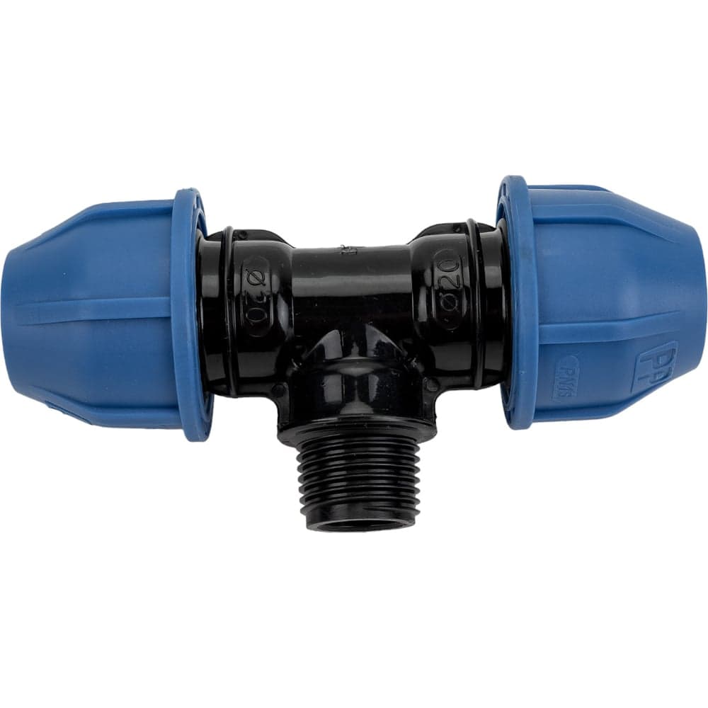 ПНД Тройник Rvc наружная резьба 20x1/2'' UNIO/ 12594