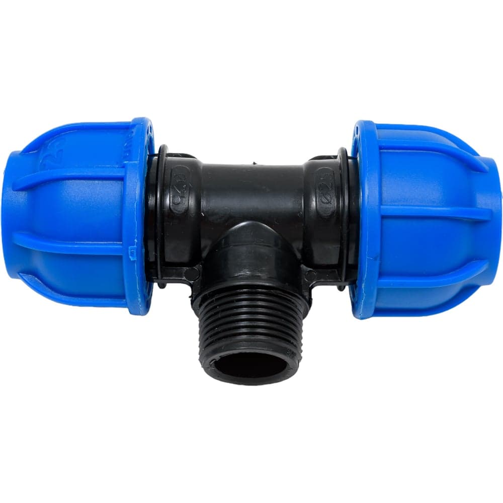 ПНД Тройник Rvc наружная резьба 25x3/4'' UNIO/ 12597