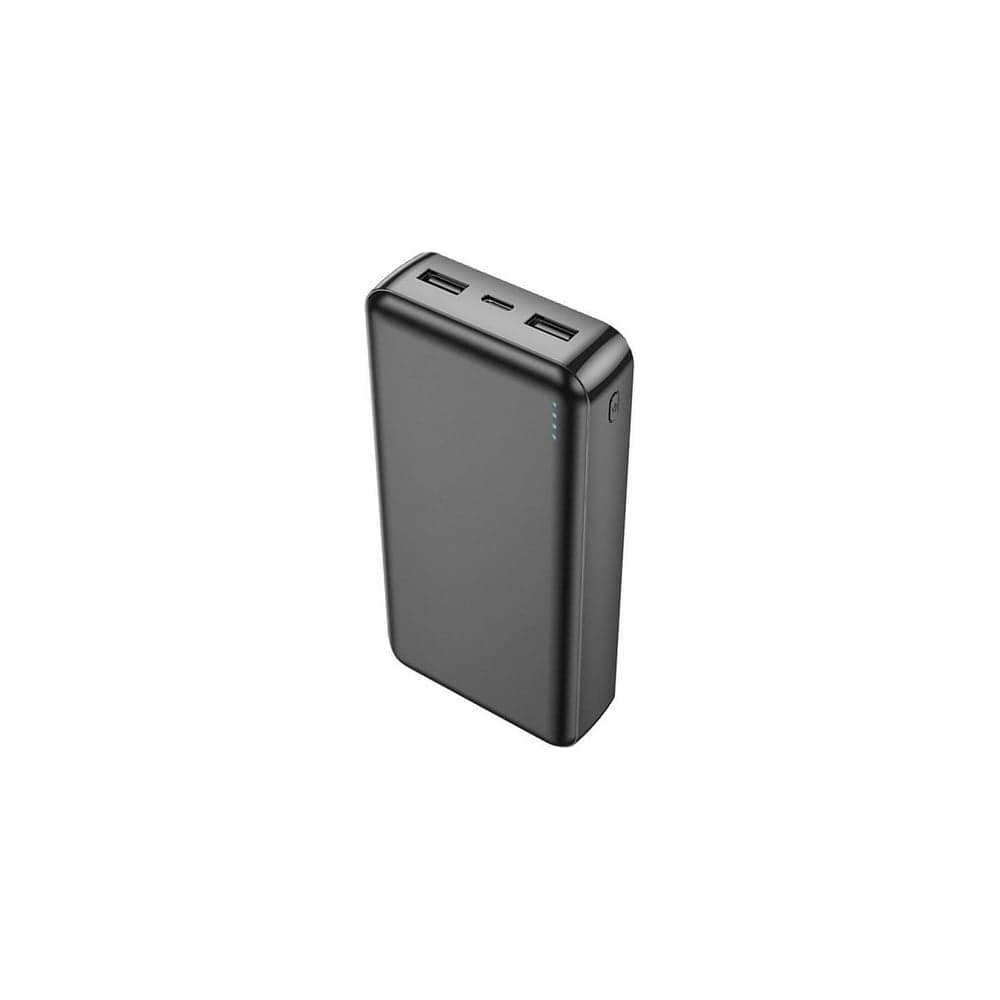 Внешняя аккумуляторная батарея Hoco j100a high-ranking 20000mah 2xusb 1xusb-c 1xmicrousb 2.1а led li-pol (черный) 0L-00057358