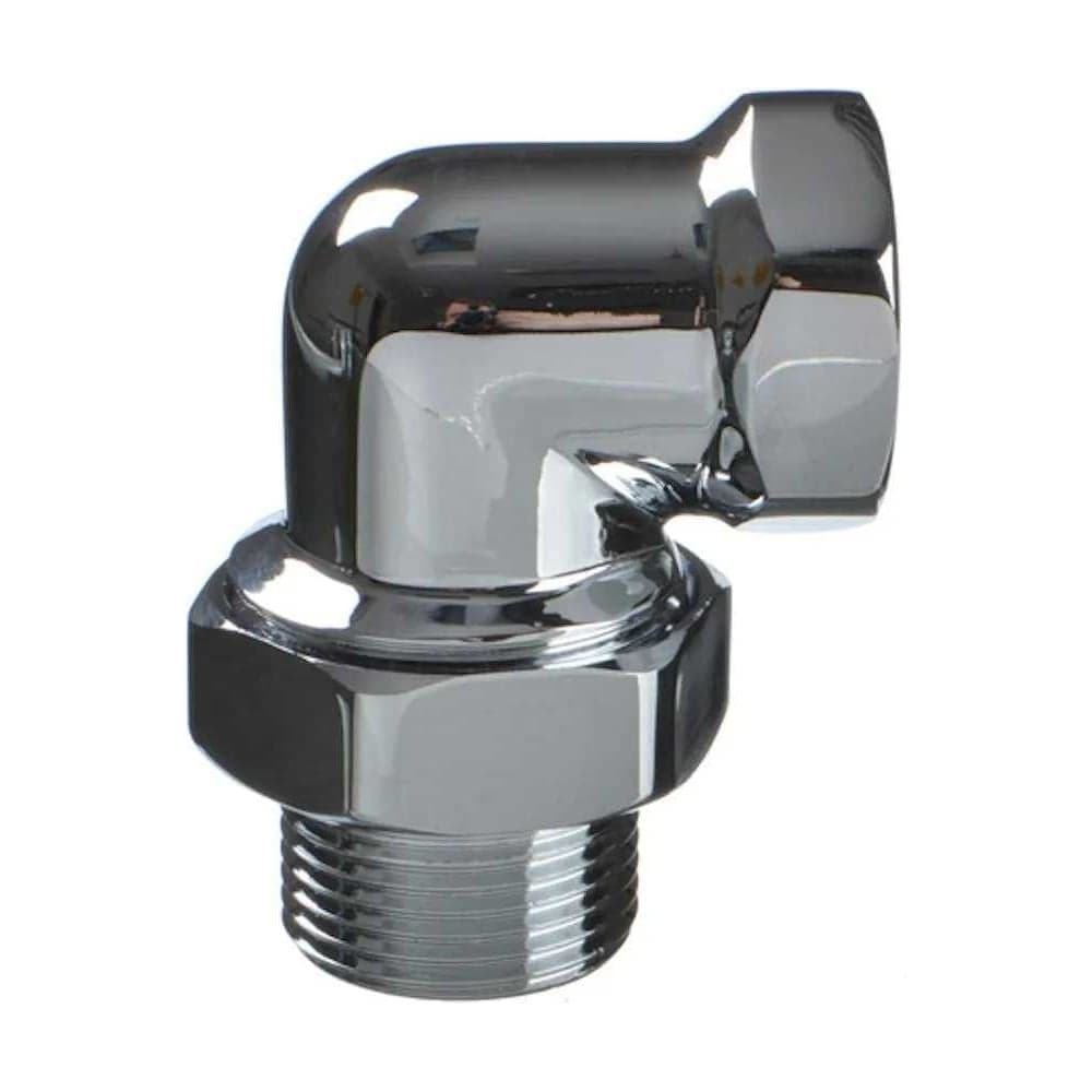 Угловая американка Terma 3/4" в/н, хром, для полотенцесушителя, пара 01526 29195