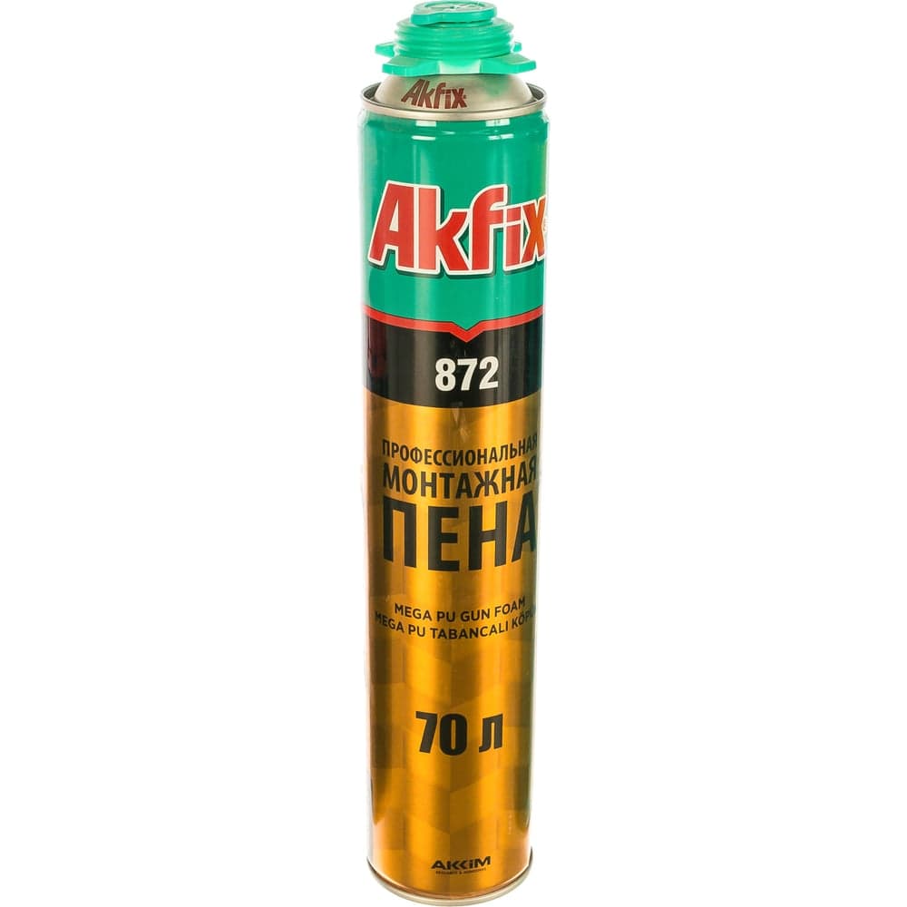 Профессиональная монтажная пена Akfix 872 Mega 70 л 1020 гр FA070
