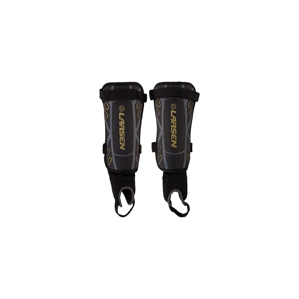 Футбольные щитки с защитой голеностопа Larsen 6890n черный, р. M 4690222137347