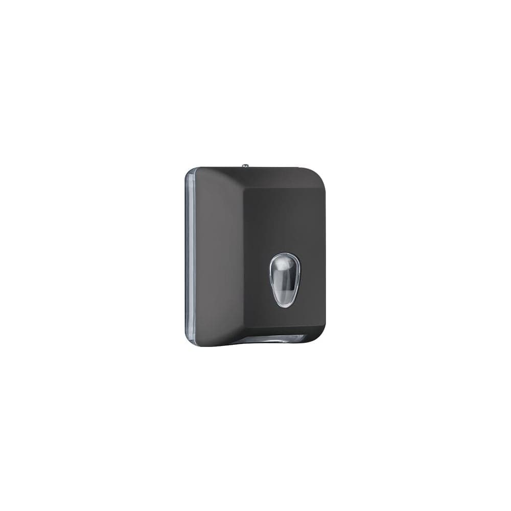 Диспенсер для листовой туалетной бумаги NOFER из ABS пластика, Black 215х160х125 04030.N