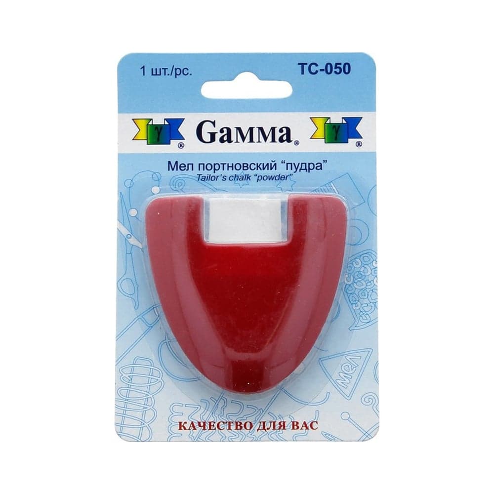 Мел-пудра портновский Gamma белый TC-050 116764