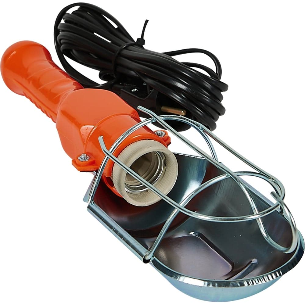 Переносной светильник под лампу Uniel uol-c25a 60w/e27/5m ip20 orange UL-00010836