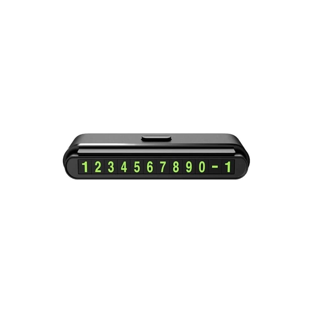 Автовизитка Hoco cph19 one-click, 12 цифр (черный) 0L-00044281