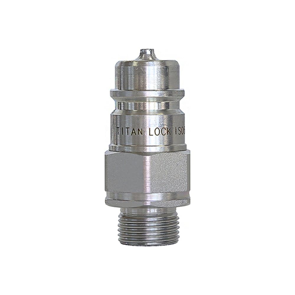 БРС TITAN LOCK 1/2 in серия M ISO 5675 ниппель с метрической наружной резьбой, оцинкованная сталь TL4M-PM/18X1.5