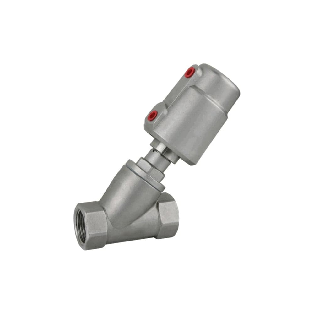 Наклонный седельный клапан TITAN LOCK нержавеющая сталь 304, с пневмоприводом, DN32 TL32CPAVS