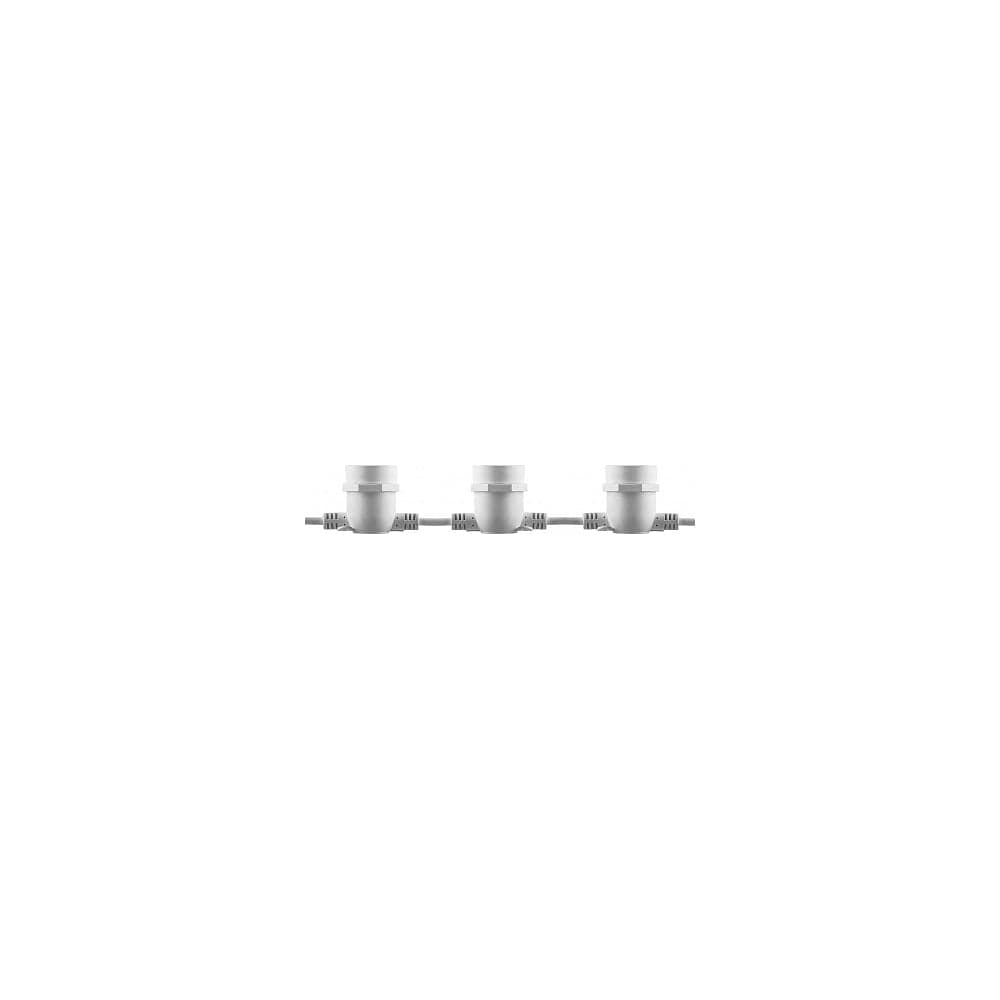 Гирлянда FERON 230V 10 E27 белый, шаг 50cm, IP 65, 5м +3м шнур, CL50-8 29884