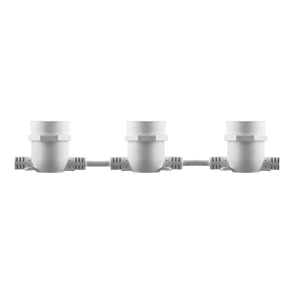 Гирлянда FERON 230V 20 E27 белый, шаг 50cm, IP 65, 10м +3м шнур, CL50-13 29886