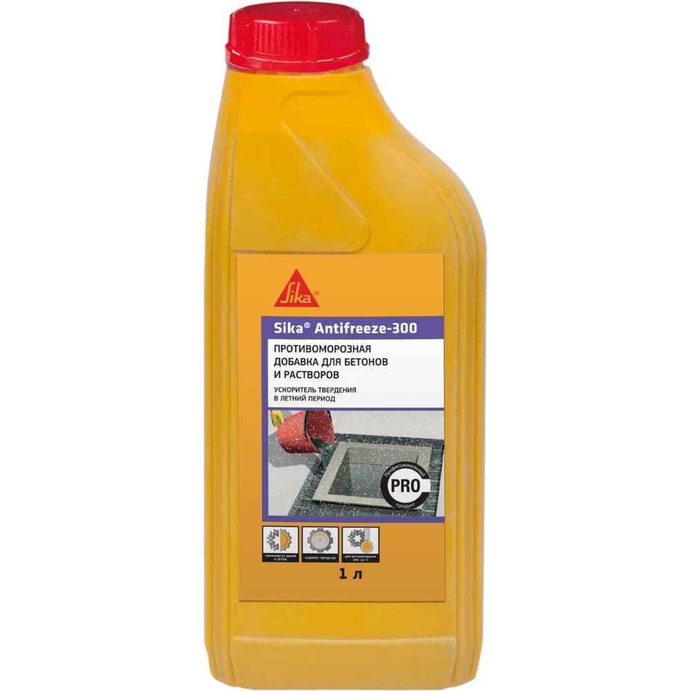 Противоморозная добавка для бетонов и растворов SIKA Antifreeze-300 Канистра 1л. 670429