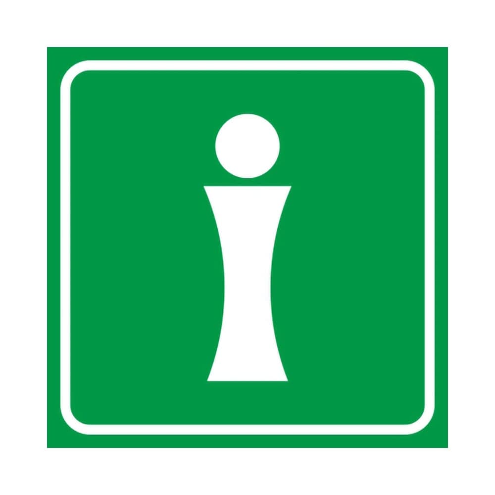 Знак Стандарт Сп12 "информация, место расположения мнемосхем" 00-00035260 (200x200 мм, пленка)