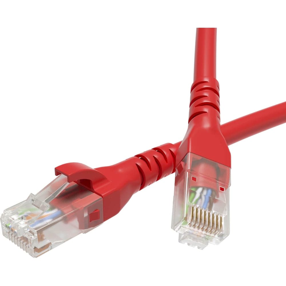 Неэкранированный патч-корд DKC cat5e u/utp 4x2, lszh, красный, 5.0м RN5EUU4550RD
